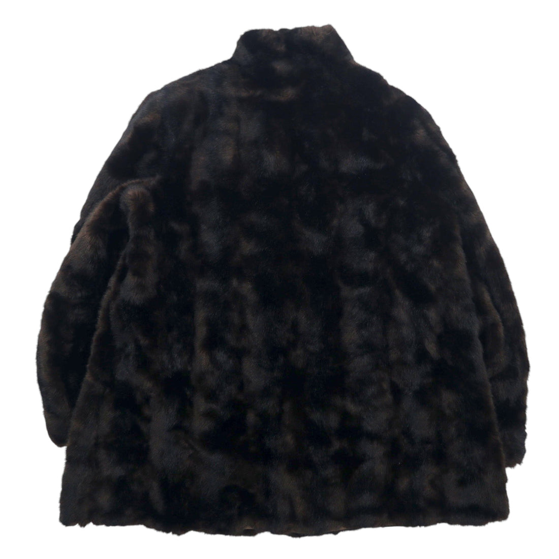 USA製 60年代 L.L.BERGER フェイクファージャケット L ブラウン アクリル ILGWU  ユニオンメイド tissavel FRANCE