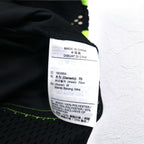 NIKE Mesh Skirt M Black Yellow Logo Print AS W NSW SKIRT MESH CU4031-017