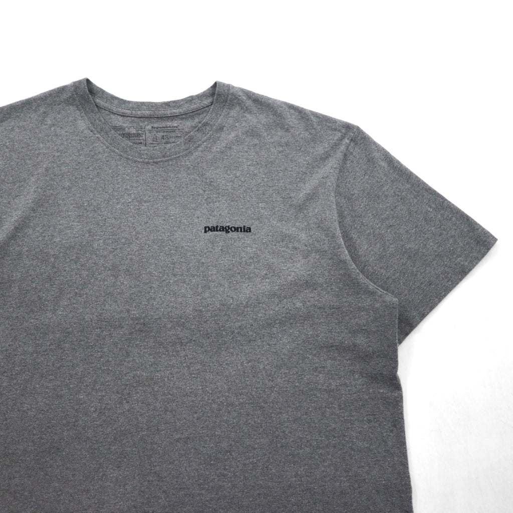 patagonia P-6ロゴ レスポンシビリティー P-6 LOGO RESPONSIBILI-TEE Tシャツ XL グレー 39174