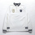 TOMMY HILFIGER リブライン ラガーシャツ L ホワイト コットン ナンバリング VINTAGE FIT