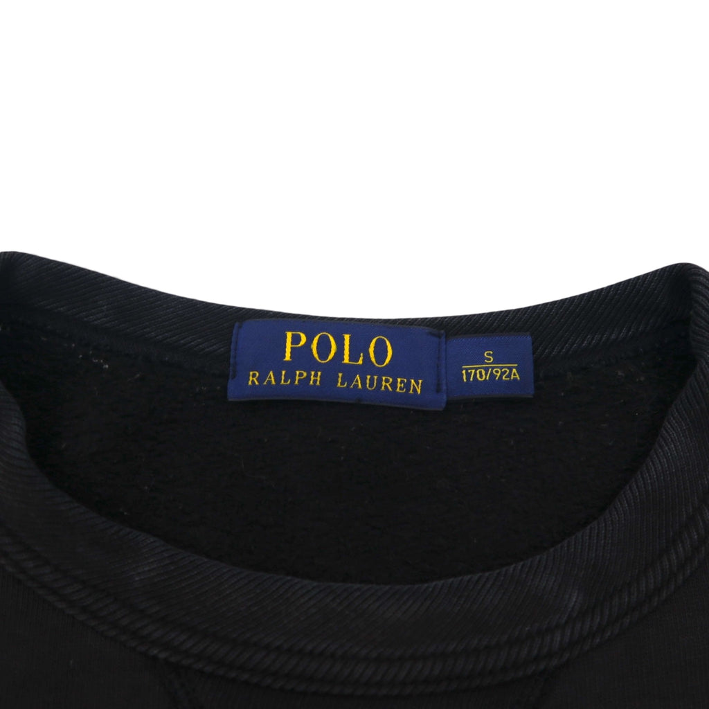 Polo Ralph Lauren Vintage V-Neck Sweatshirt, Size S, Black, 105TH NAVAL STA