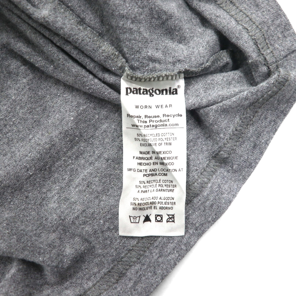 patagonia P-6ロゴ レスポンシビリティー P-6 LOGO RESPONSIBILI-TEE Tシャツ XL グレー 39174