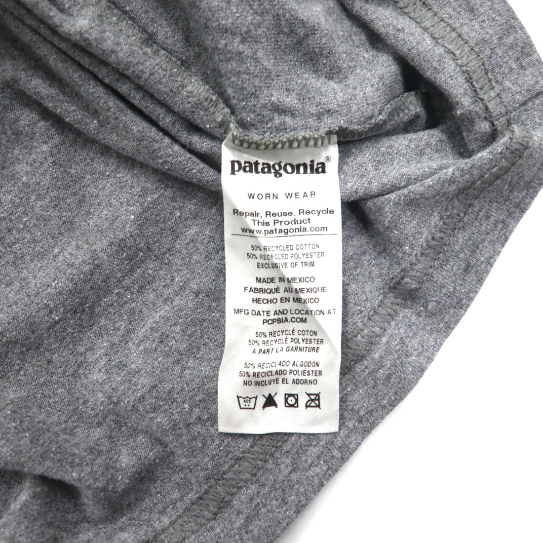 patagonia P-6ロゴ レスポンシビリティー P-6 LOGO RESPONSIBILI-TEE Tシャツ XL グレー 39174