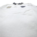 TOMMY HILFIGER リブライン ラガーシャツ L ホワイト コットン ナンバリング VINTAGE FIT