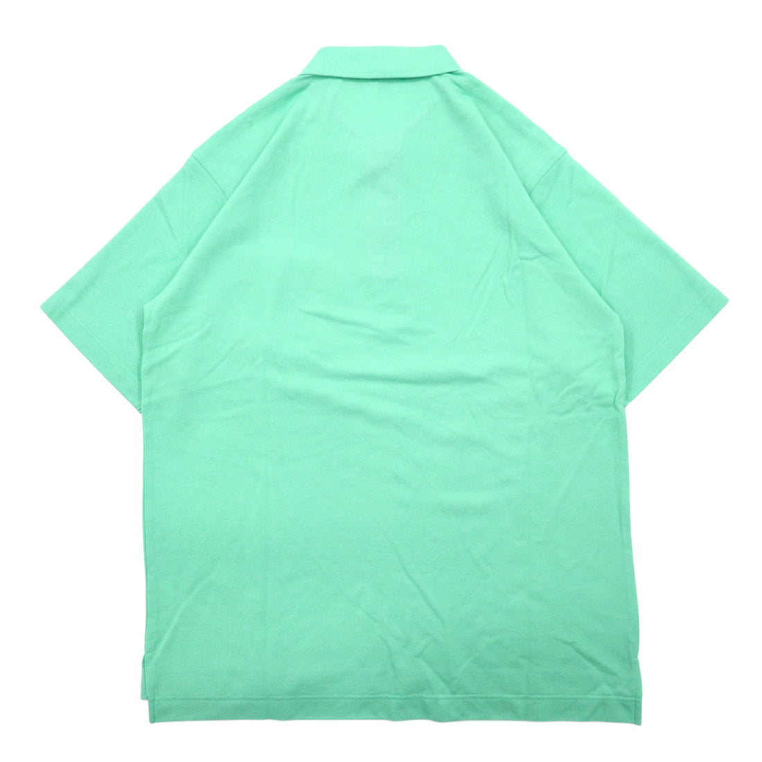 BURBERRY LONDON Pique Polo Shirt L Green Cotton Pocket Made in Japan Unused