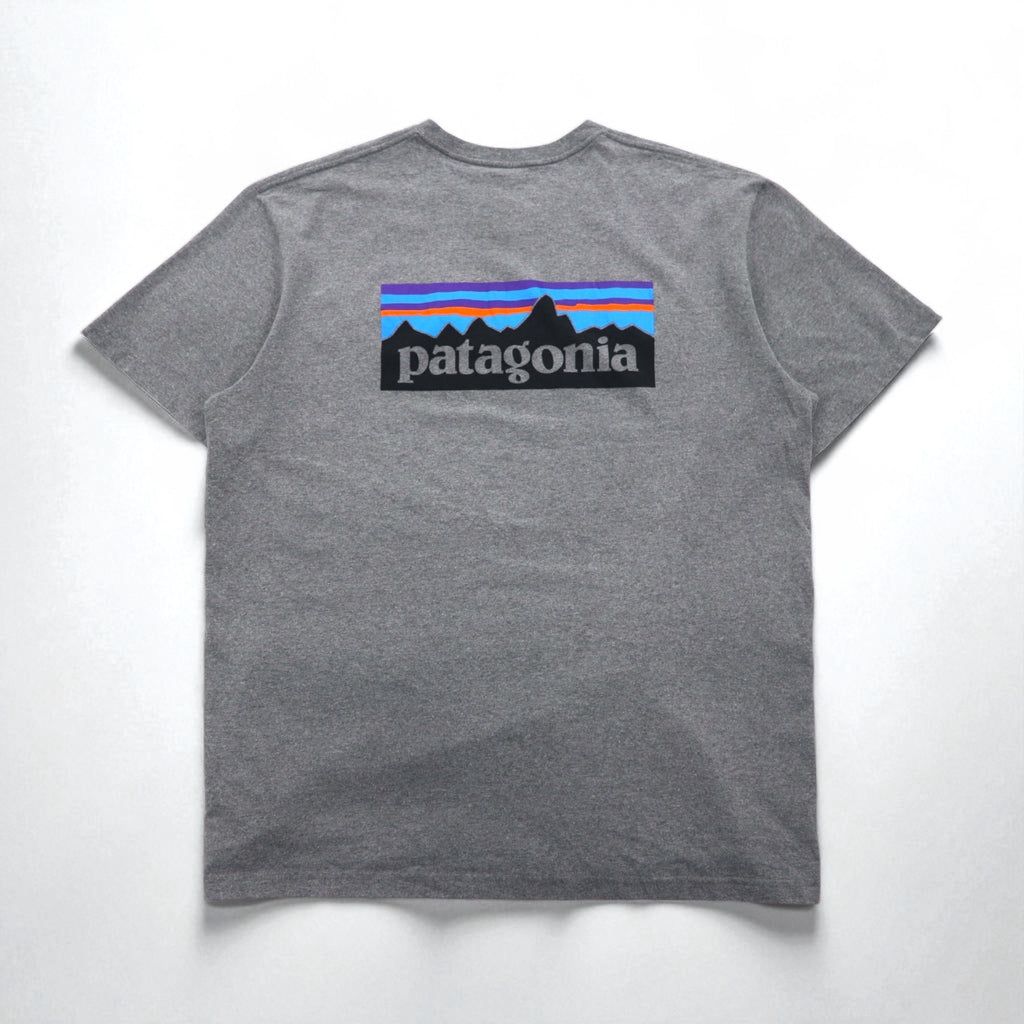 patagonia P-6ロゴ レスポンシビリティー P-6 LOGO RESPONSIBILI-TEE Tシャツ XL グレー 39174