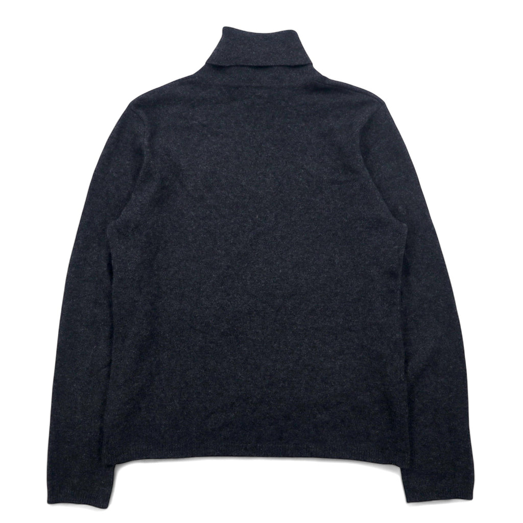 LAUREN RALPH LAUREN PETITE Cashmere Turtleneck Knit Sweater S Grey