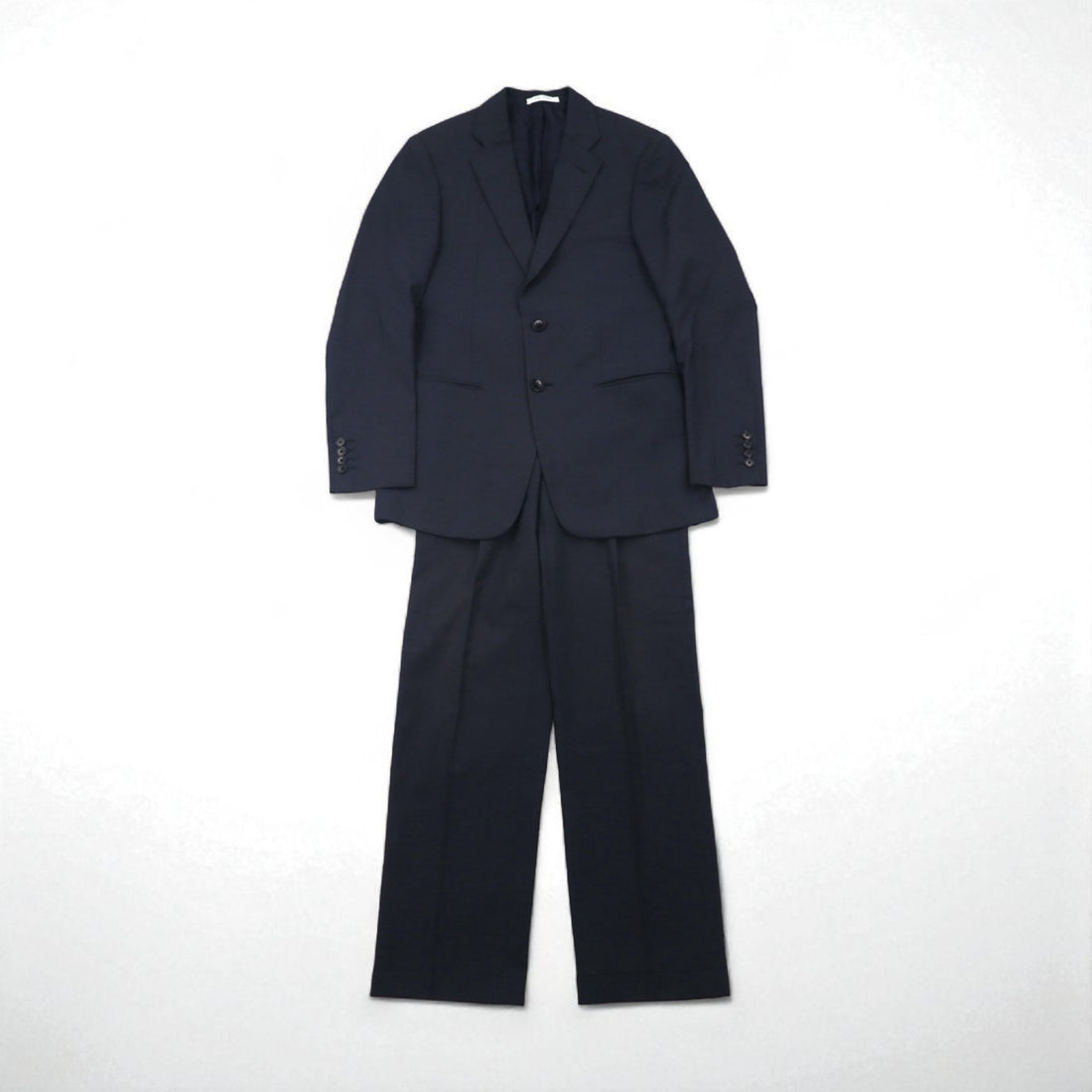 ARMANI COLLEZIONI イタリア製 セットアップ スーツ S ネイビー ウール GIORGIO