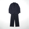 ARMANI COLLEZIONI Italian-made suit, size S, navy wool, GIORGIO