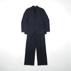 ARMANI COLLEZIONI Italian-made suit, size S, navy wool, GIORGIO
