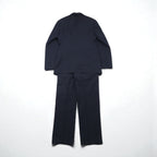 ARMANI COLLEZIONI Italian-made suit, size S, navy wool, GIORGIO
