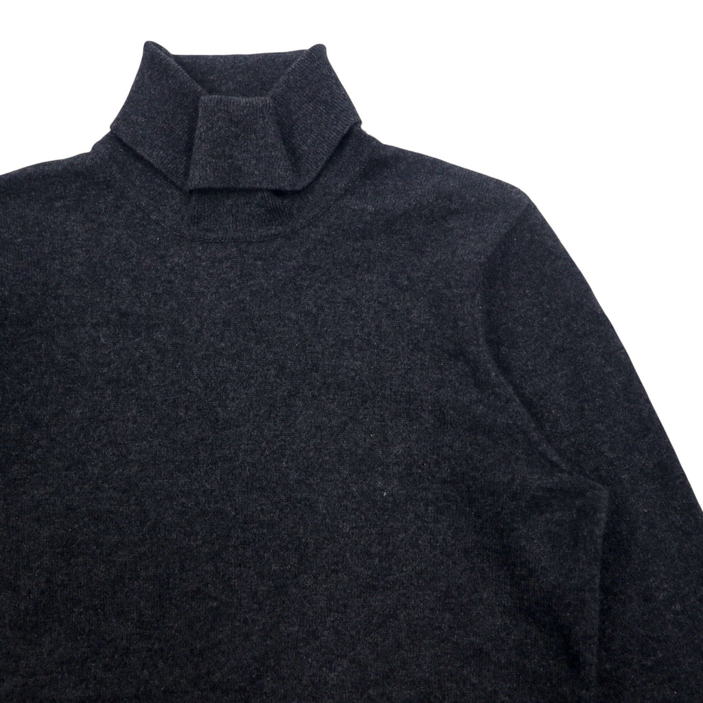 LAUREN RALPH LAUREN PETITE Cashmere Turtleneck Knit Sweater S Grey