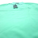 BURBERRY LONDON Pique Polo Shirt L Green Cotton Pocket Made in Japan Unused