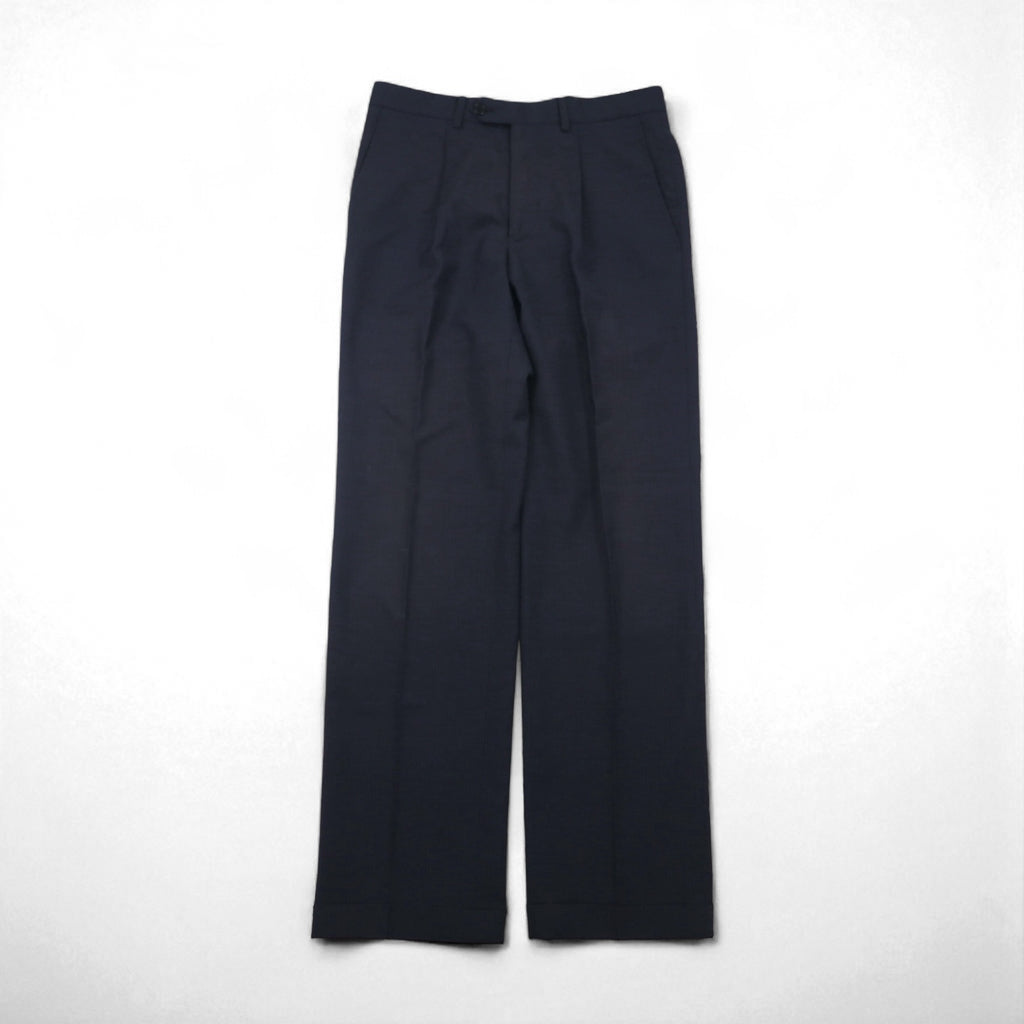 ARMANI COLLEZIONI Italian-made suit, size S, navy wool, GIORGIO