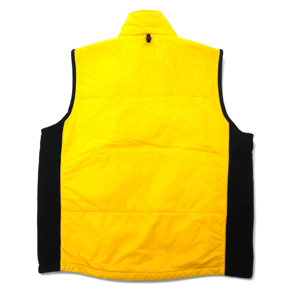 NAUTICA COMPETITION Reversible Fleece-Toggle Nylon Vest, Large, Yellow