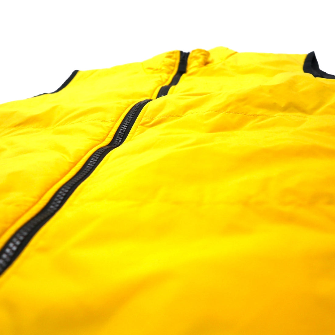NAUTICA COMPETITION Reversible Fleece-Toggle Nylon Vest, Large, Yellow
