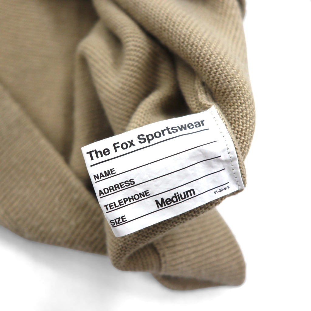 JCPENNEY Acrylic Knit Cardigan, Size M, Beige, Acrylic, THE FOX COLLECTION