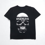 EMINEM エミネム BRAINLESS ヒップホップ Tシャツ L ブラック コットン スカル メキシコ製