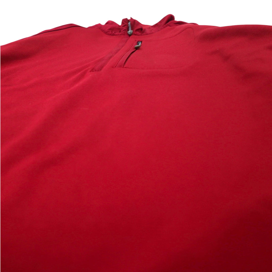 NIKE GOLF ハーフジップ トラックジャケット ジャージ L レッド フリースライナー THERMA FIT スウォッシュロゴ
