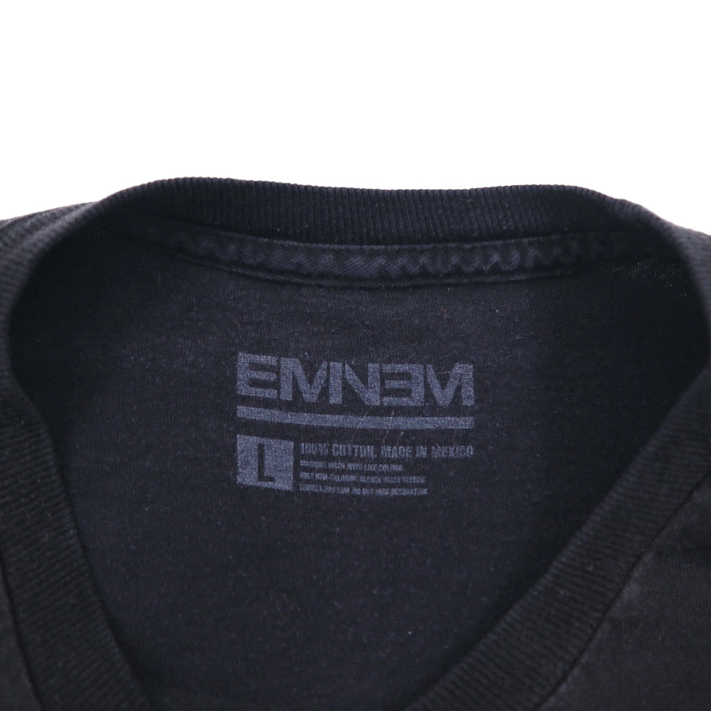 EMINEM エミネム BRAINLESS ヒップホップ Tシャツ L ブラック コットン スカル メキシコ製