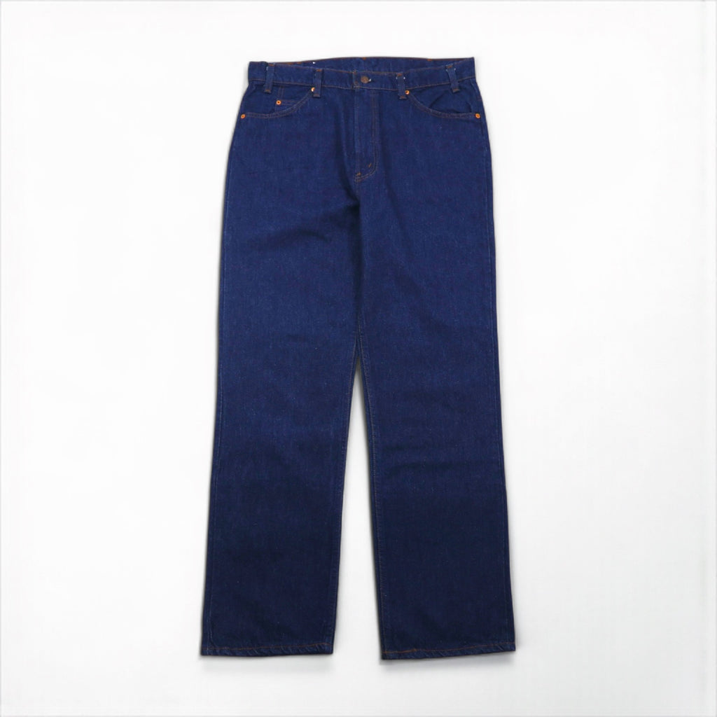 Levi's 80年代 USA製 509 デニムパンツ ジーンズ L インディゴ 40509-0215 オレンジタブ 濃紺 ジッパーフライ レザーパッチ