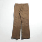 Levi's 80s USA made boot cut slacks L brown polyester black tab 42 TALON zip 10517 4825
