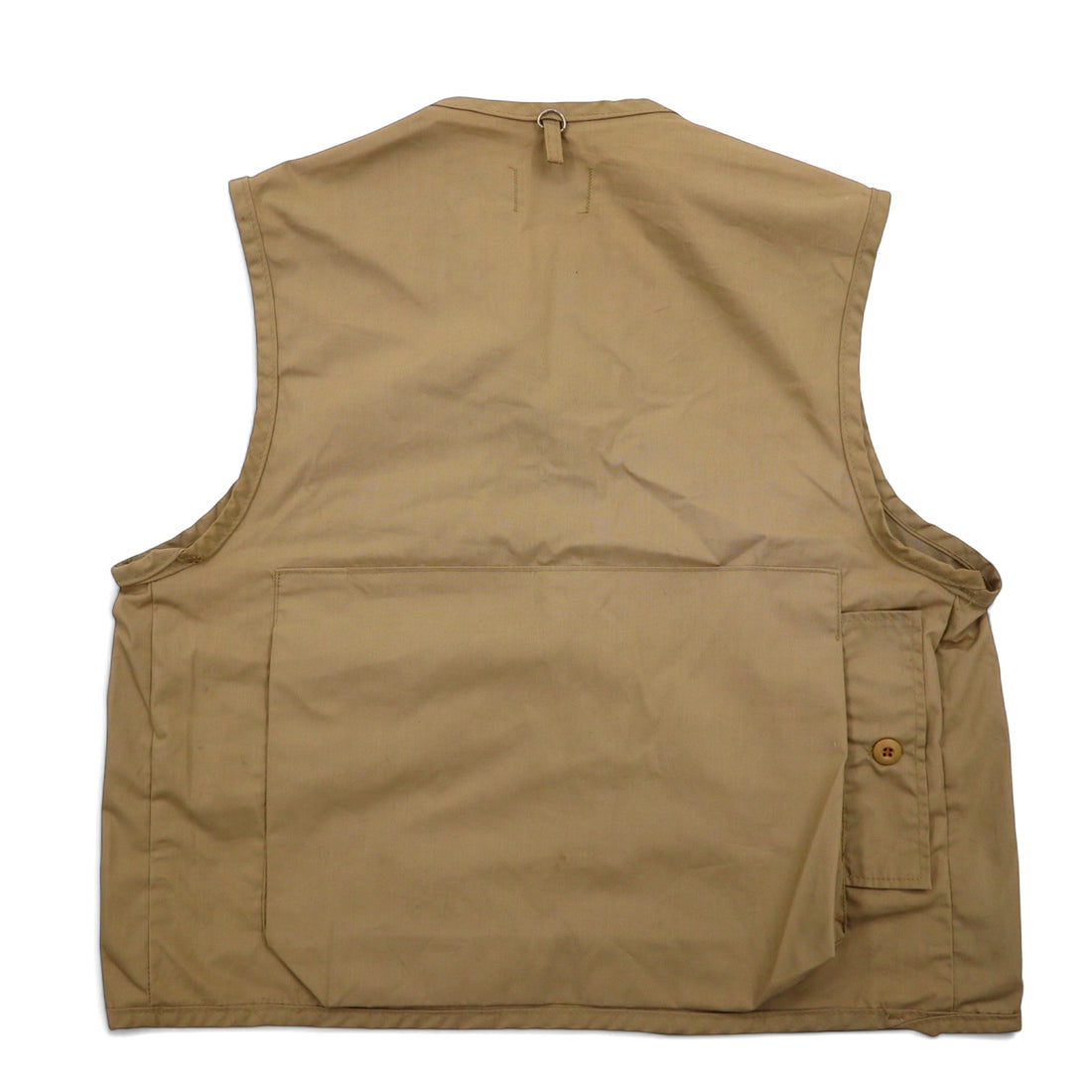 Made in USA 90s SAFTBAK Fishing Vest Hunting Vest L Beige IDEAL Zip