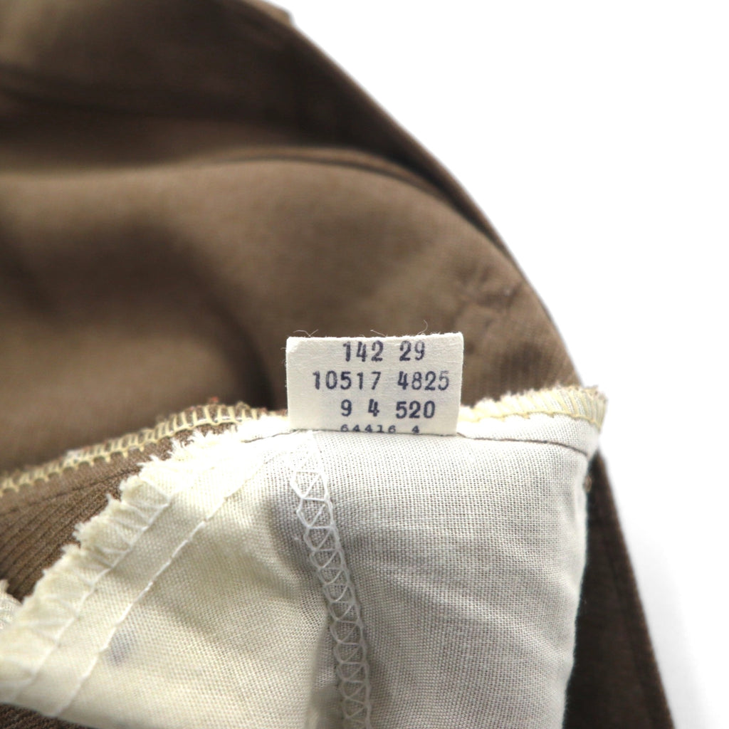 Levi's 80s USA made boot cut slacks L brown polyester black tab 42 TALON zip 10517 4825