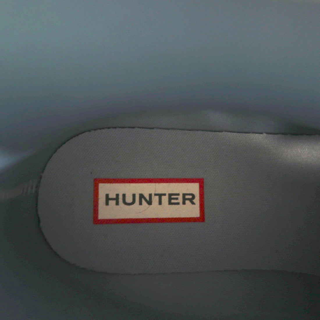 HUNTER Refined Low Heel Biker Gloss Duo REF LOW HEEL BIKER GLOSS DUO Rubber Boots Rain Boots 25cm Gray WFS2037DUO