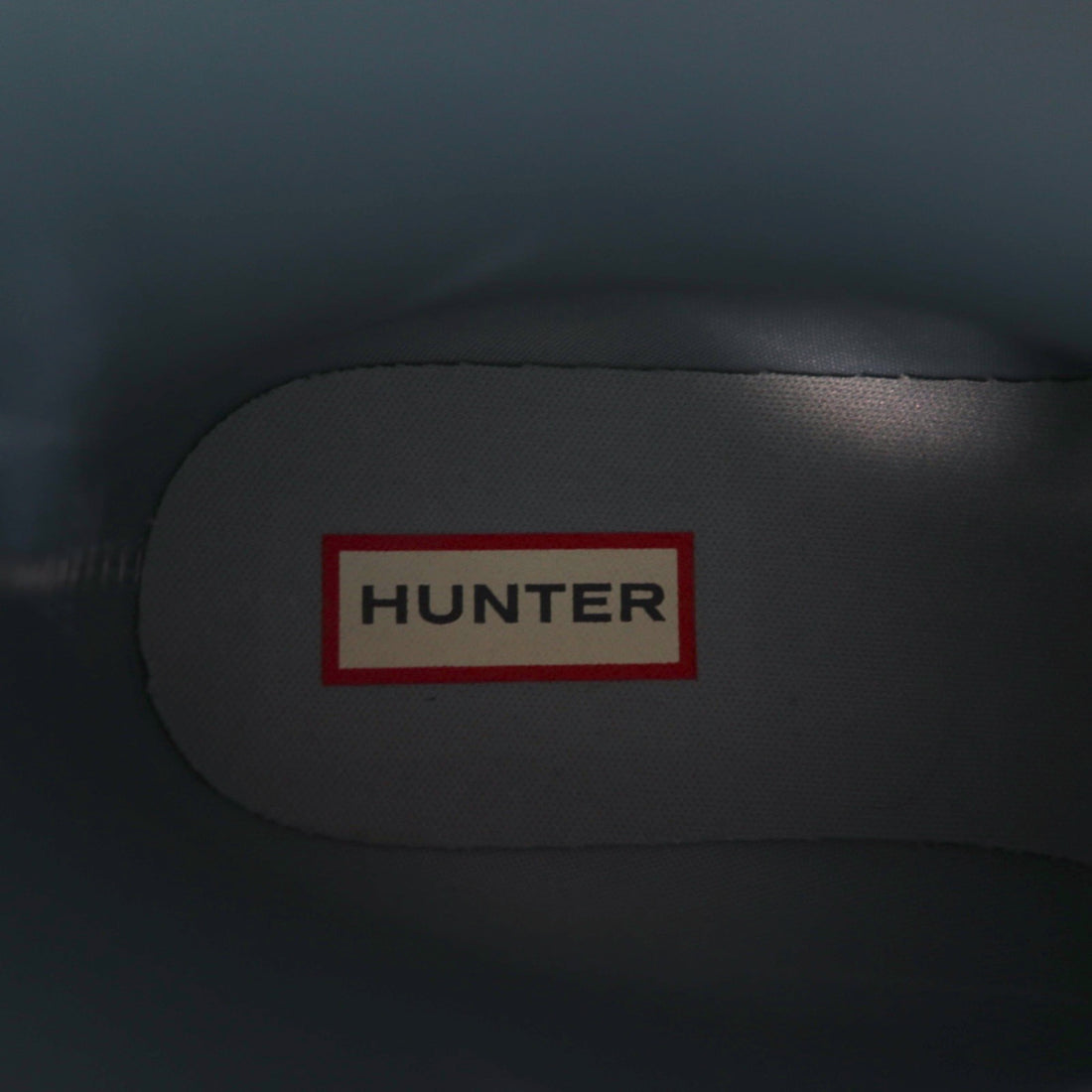 HUNTER Refined Low Heel Biker Gloss Duo REF LOW HEEL BIKER GLOSS DUO Rubber Boots Rain Boots 25cm Gray WFS2037DUO