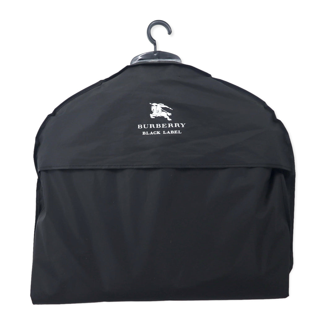 BURBERRY BLACK LABEL 3B スーツ セットアップ 42R ブラック ストライプ ウール SUPER 100's 羊毛 日本製