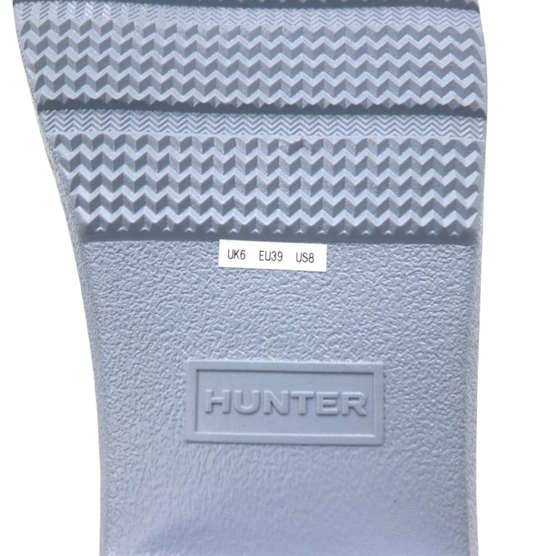 HUNTER Refined Low Heel Biker Gloss Duo REF LOW HEEL BIKER GLOSS DUO Rubber Boots Rain Boots 25cm Gray WFS2037DUO