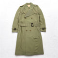 Vintage 80s Japan Made Trench Coat SANYO ( BLUE FLAG ) 80年代 ダブルブレスト トレンチコート M ベルト付き 日本製