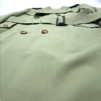 Vintage 80s Japan Made Trench Coat SANYO ( BLUE FLAG ) 80年代 ダブルブレスト トレンチコート M ベルト付き 日本製