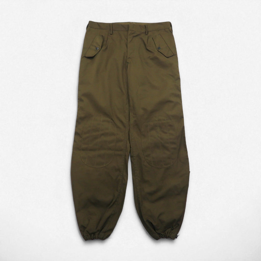 Italian Army 90s Double Knee Parachute Pants L Khaki Cotton Military G.DI F.