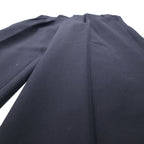 BURBERRY 2-tuck slacks pants 88 Navy wool gabardine Made in Japan
