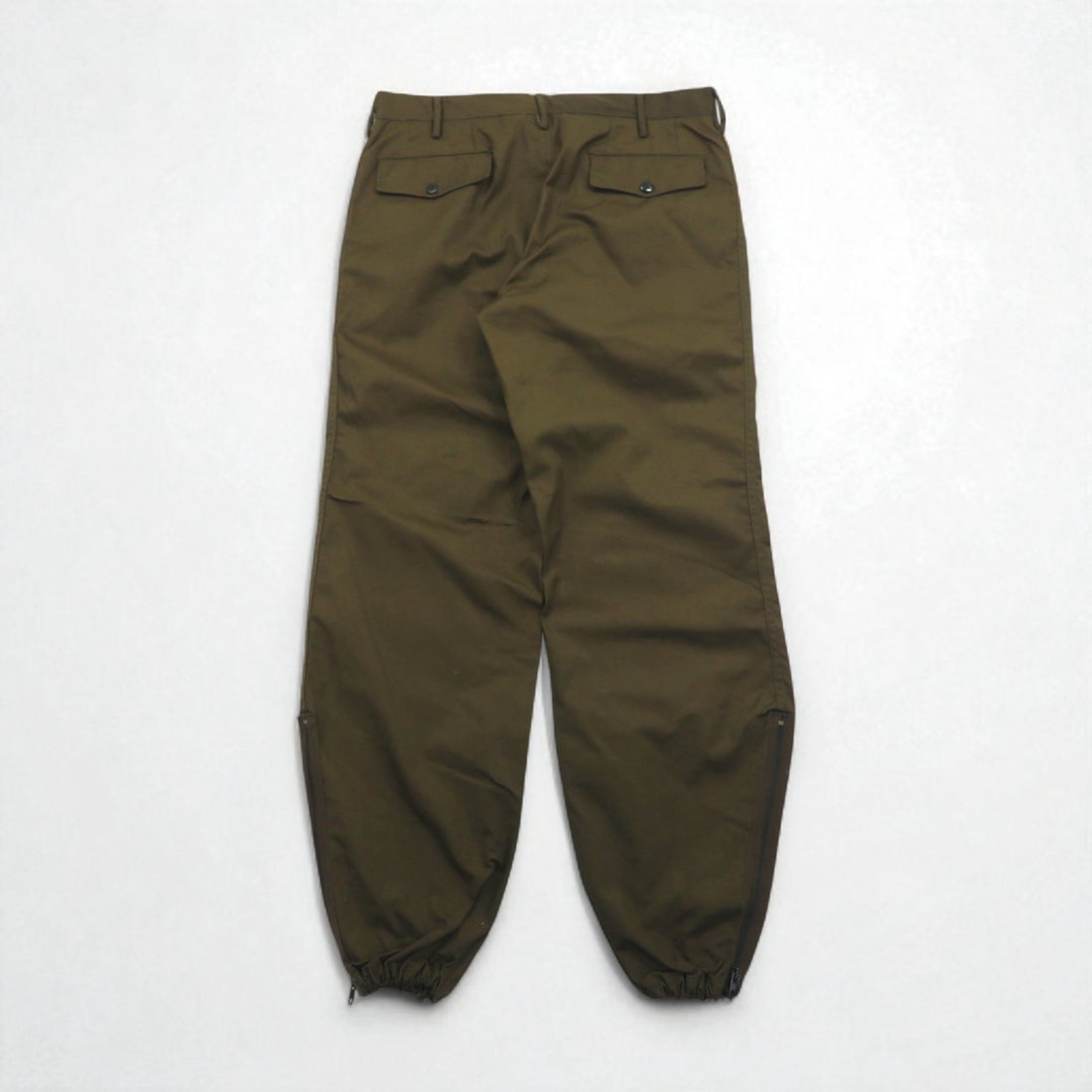 Italian Army 90s Double Knee Parachute Pants L Khaki Cotton Military G.DI F.