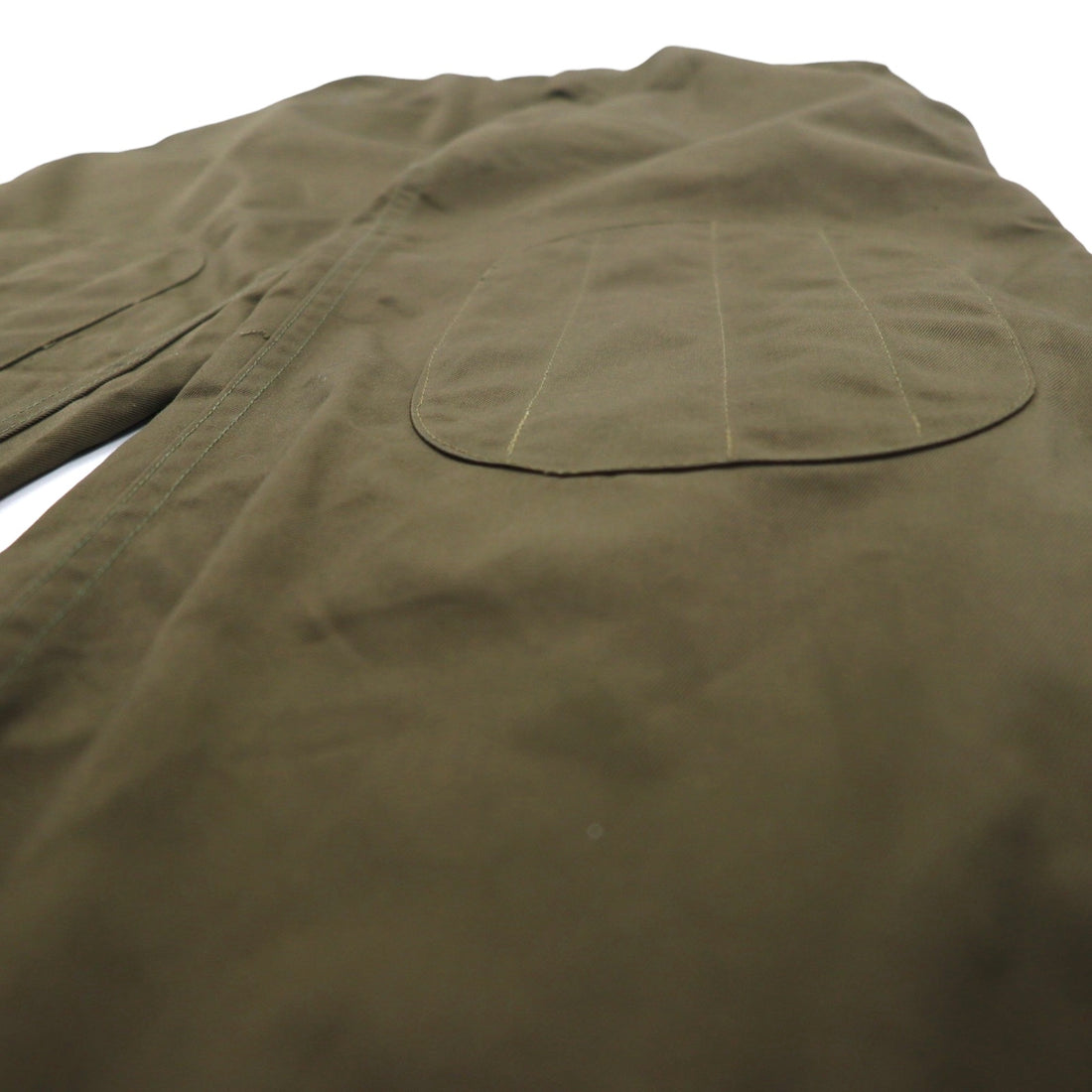 Italian Army 90s Double Knee Parachute Pants L Khaki Cotton Military G.DI F.