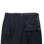 BURBERRY BLACK LABEL 3B スーツ セットアップ 42R ブラック ストライプ ウール SUPER 100's 羊毛 日本製