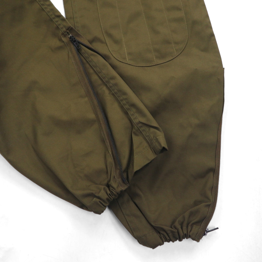 Italian Army 90s Double Knee Parachute Pants L Khaki Cotton Military G.DI F.