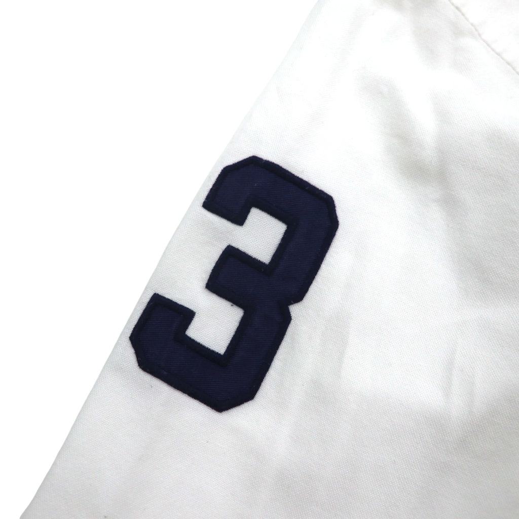 Ralph Lauren 90s Big Pony Oxford Button-Down Shirt, Size M, White Cotton, Numbered