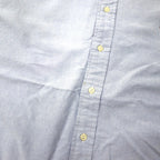 Ralph Lauren 90年代 オックスフォード ボタンダウンシャツ 18-36 ブルー コットン スモールポニー 刺繍 YARMOUTH