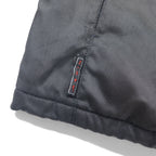 NIKE 90s Thermolite padded nylon jacket, XL, grey, nylon, embroidered Swoosh logo, black tag, drawcord