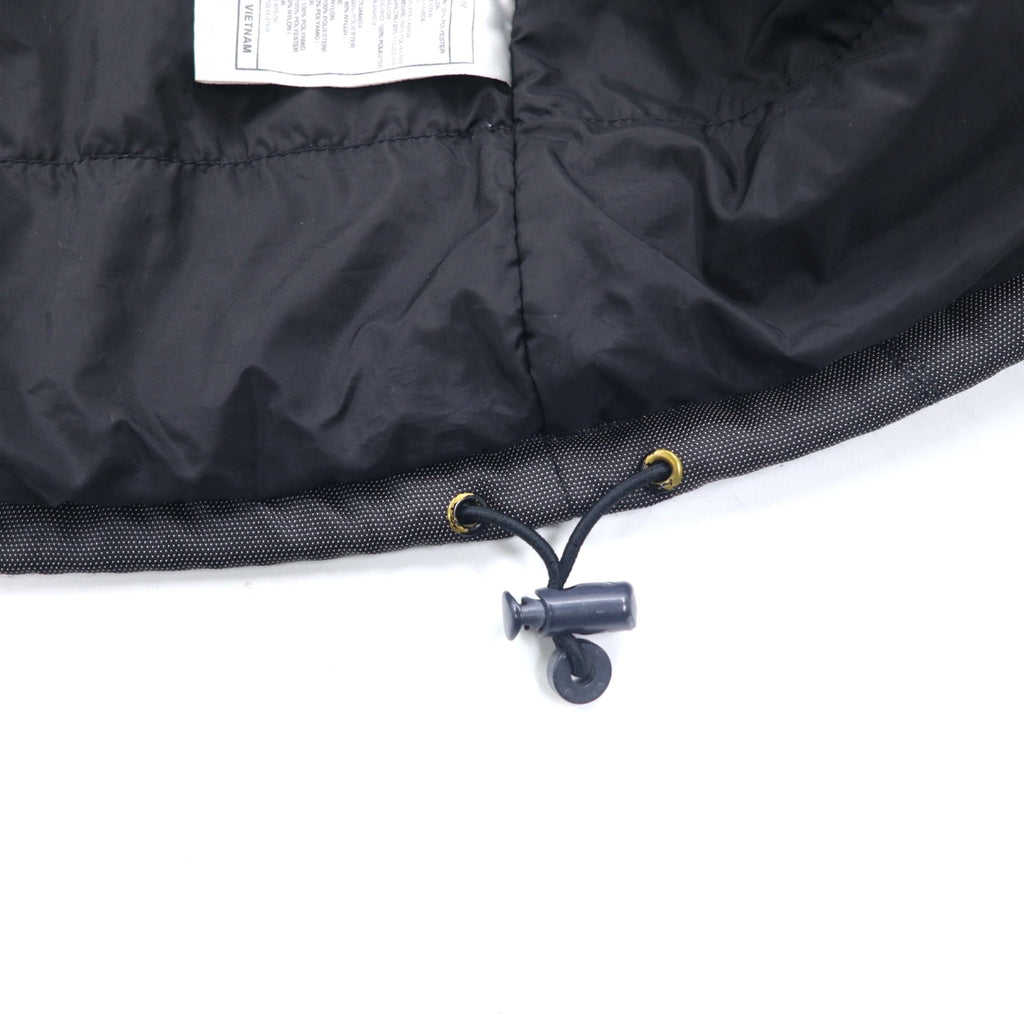NIKE 90s Thermolite padded nylon jacket, XL, grey, nylon, embroidered Swoosh logo, black tag, drawcord