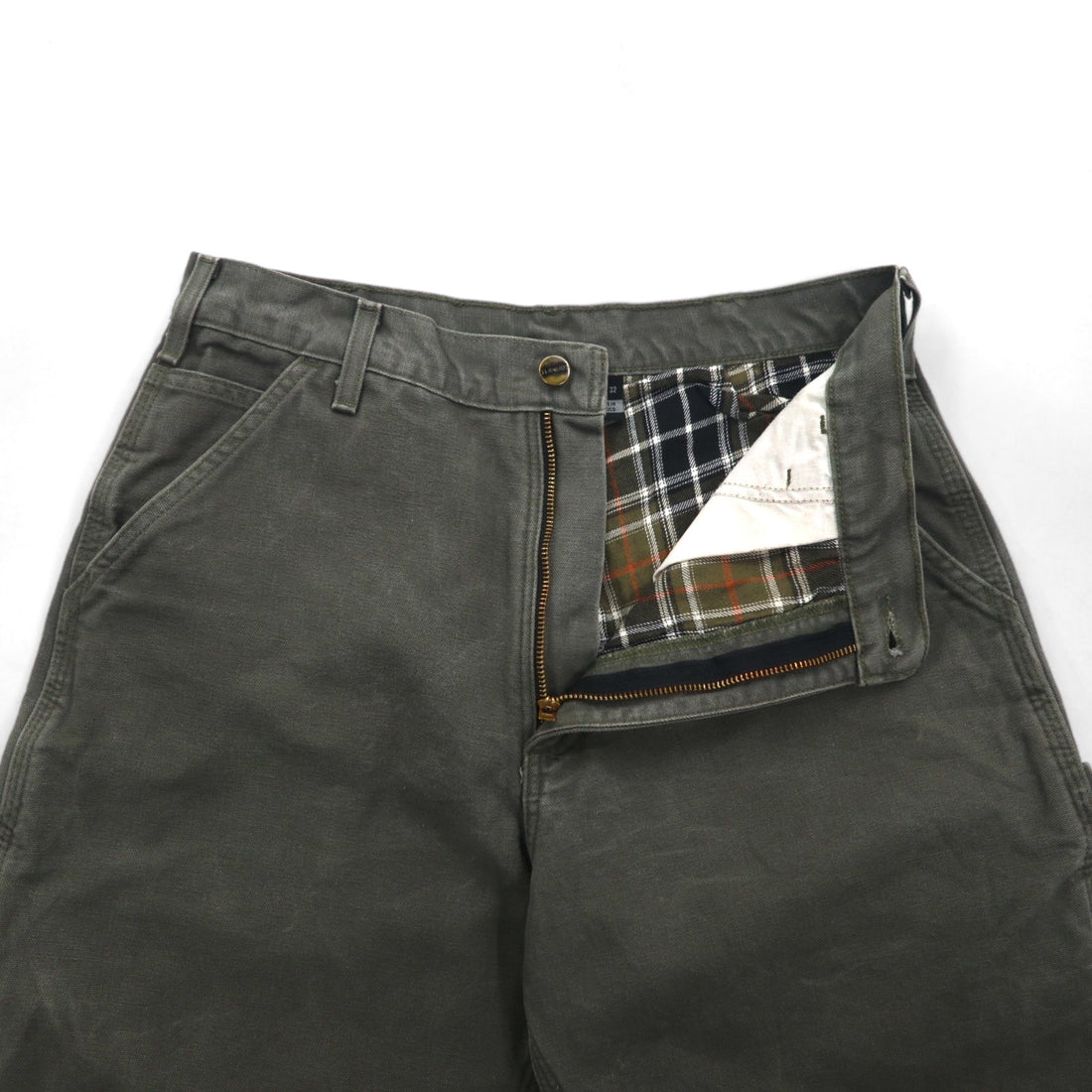 carhartt ルーズフィット ウォッシュド ダック ユーティリティー ワークパンツ M カーキ LOOSE FIT B111 ペインターパンツ メキシコ製