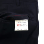 BURBERRY 90s PRESTIGE COLLECTION Made in Japan Peak Lapel Double-Breasted Suit, Size M, Navy Wool