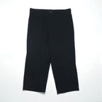 DOCKERS (Levi's) 2000s Wide Corduroy Chino Pants, Size L, Black, Classic Fit, Cotton