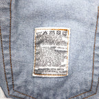 Levi's USA Made 90s 501 Denim Pants Size 32 Blue Ice Wash Cotton Button Fly 501-0193