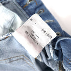 Levi's USA Made 90s 501 Denim Pants Size 32 Blue Ice Wash Cotton Button Fly 501-0193