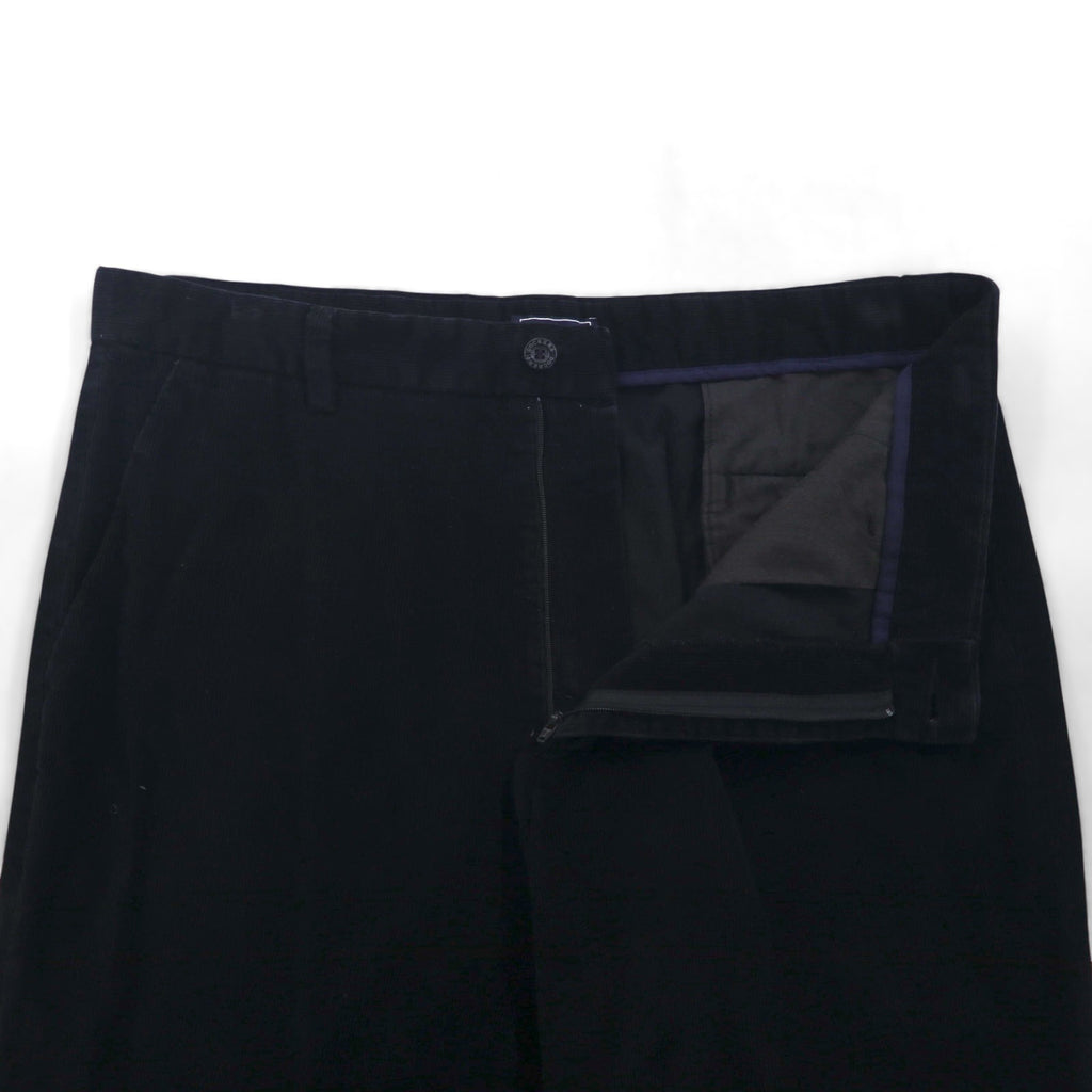 DOCKERS (Levi's) 2000s Wide Corduroy Chino Pants, Size L, Black, Classic Fit, Cotton